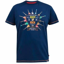 D555 Colin Herre T-shirt Plus Size - French Navy