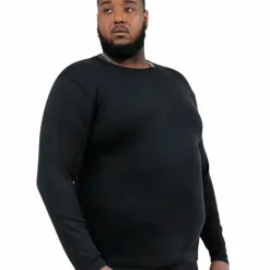 D555 Exeter Herre Skiundertrøje Plus Size - Black