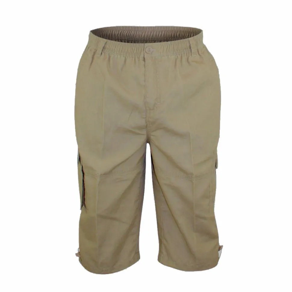 D555 Herre Shorts Plus Size - Sand