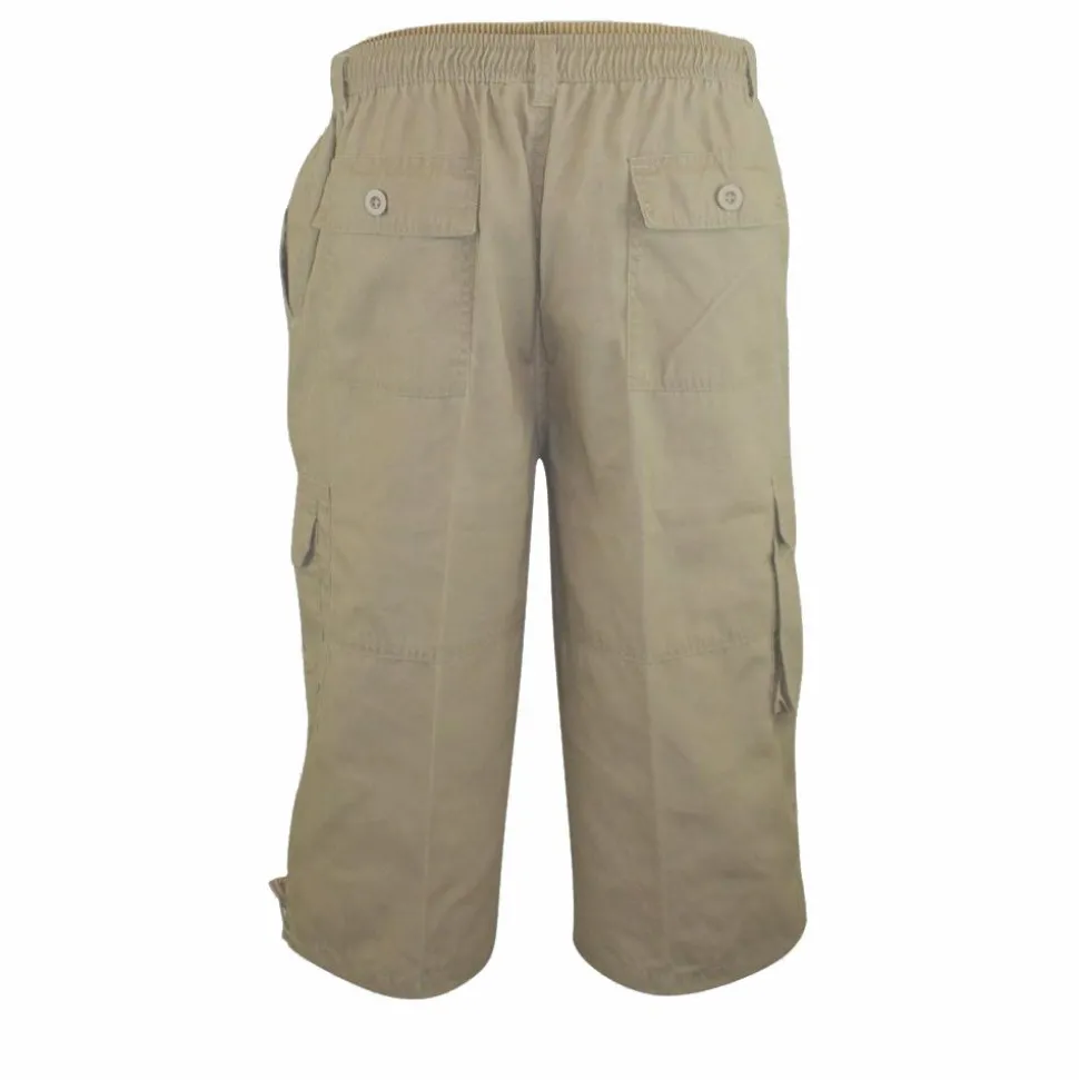 D555 Herre Shorts Plus Size - Sand