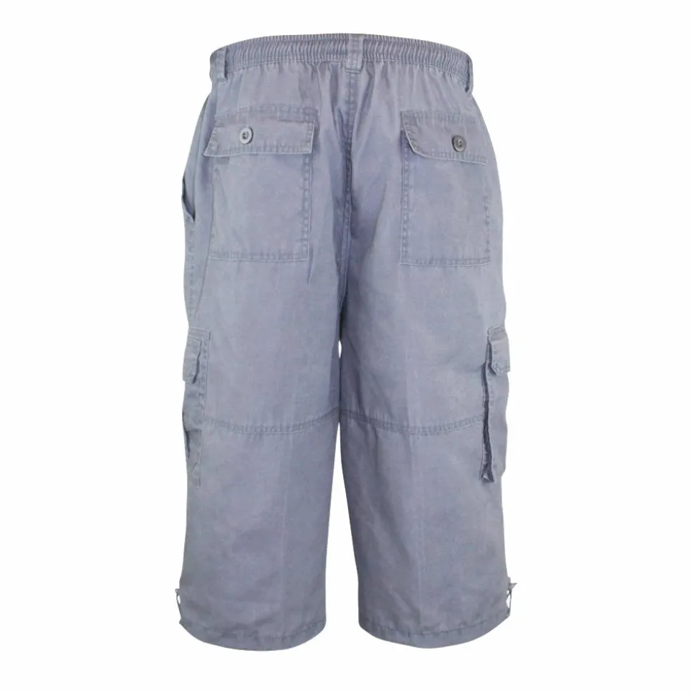 D555 Herre Shorts Plus Size - Dark Grey