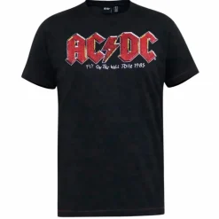 D555 Jailbreak AC/DC Herre T-shirt Plus Size - Black