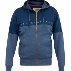 D555 Moreton Herre Cardigan Plus Size - Denim Marl/Navy