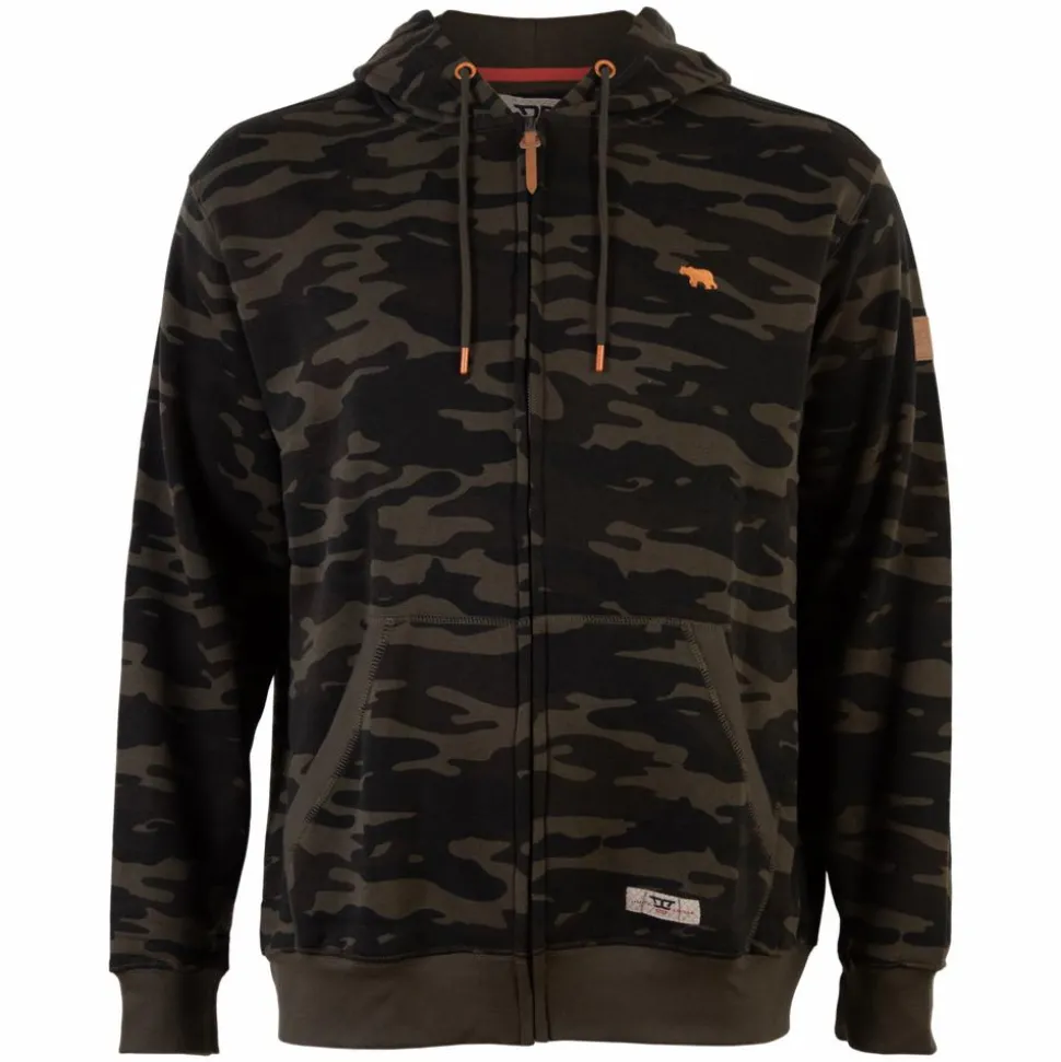 D555 Regent Herre Cardigan Plus Size - Camo