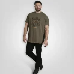 D555 Stockton Herre T-shirt - Khaki