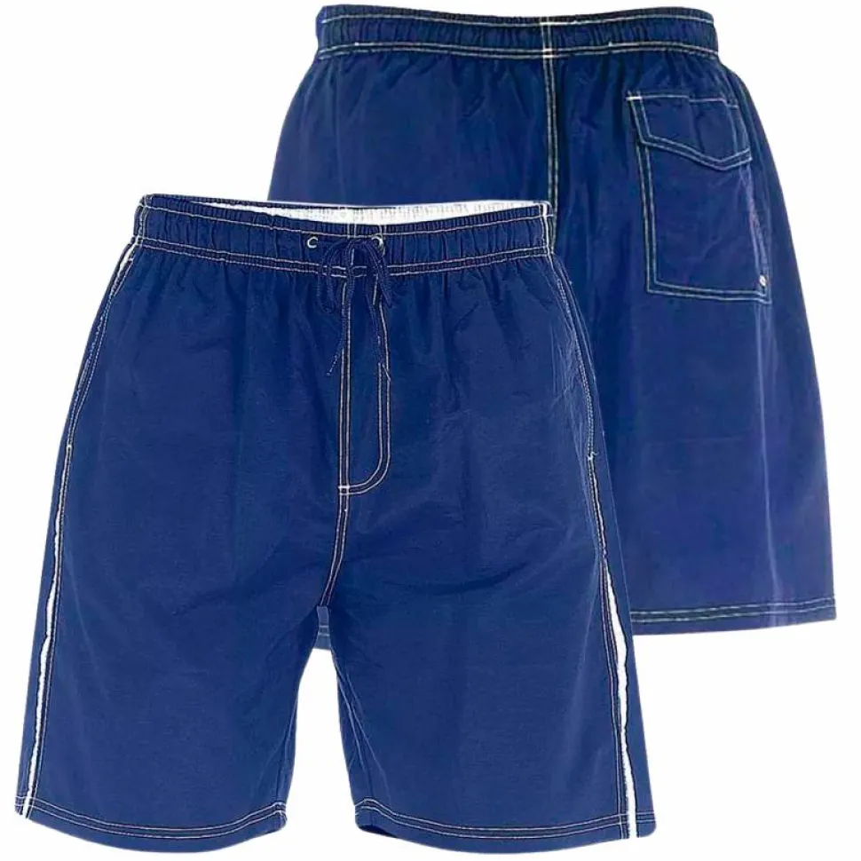 D555 Yarrow Herre Badeshorts Plus Size - Royal Blue