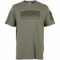 D555 Yarwell Herre T-shirt Plus Size - Khaki