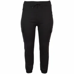 Dame Cargobukser Plus Size - Sort