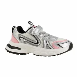 D.T. New York Pige Sneakers - Hvid/Sølv/Pink