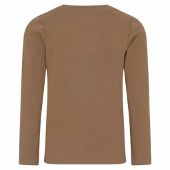 En Fant Børne Langærmet t-shirt i økologisk bomuld - Coca Mocha