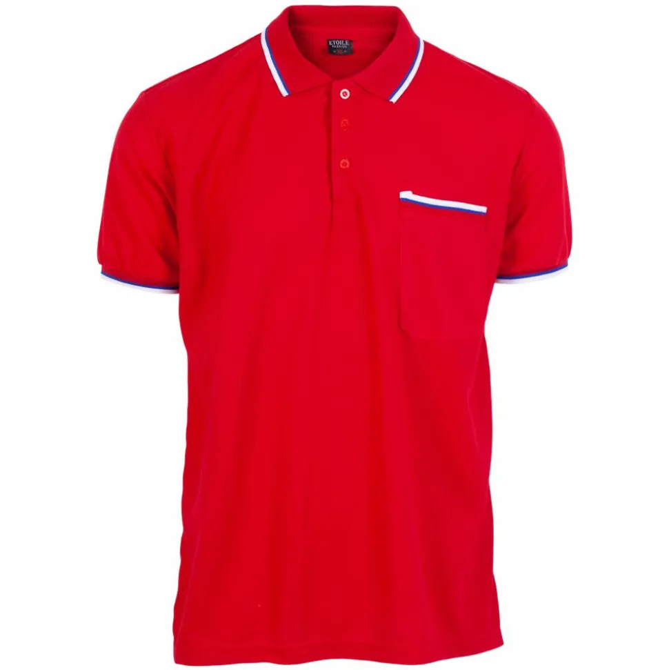 Etoile Herre Polo - Rød