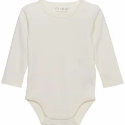 Fixoni Baby Body i økologisk bomuld - Marshmallow