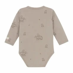 Fixoni Baby Body i økologisk bomuld - Mocha Meringue