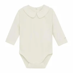 Fixoni Baby Body i økologisk bomuld - Eggnog