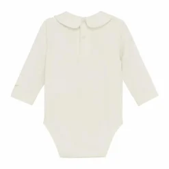 Fixoni Baby Body i økologisk bomuld - Eggnog