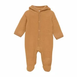 Fixoni Baby Heldragt i merinould - Brown Sugar