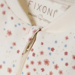 Fixoni Baby Natdragt i økologisk bomuld - Misty Rose