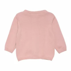 Fixoni Børne Cardigan i økologisk bomuld - Misty Rose