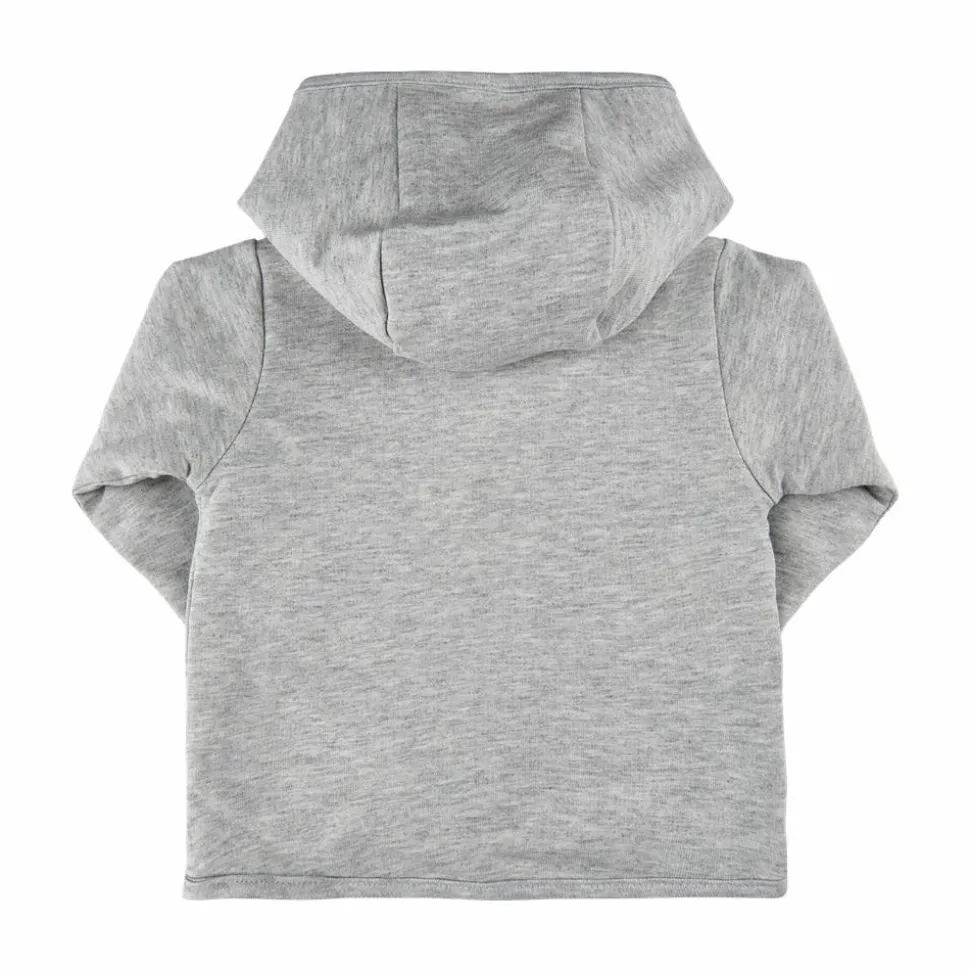 Fixoni Børne Cardigan i økologisk bomuld - Grey Melange