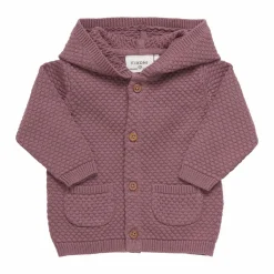 Fixoni Børne Cardigan i økologisk bomuld - Grape Shake