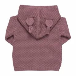 Fixoni Børne Cardigan i økologisk bomuld - Grape Shake