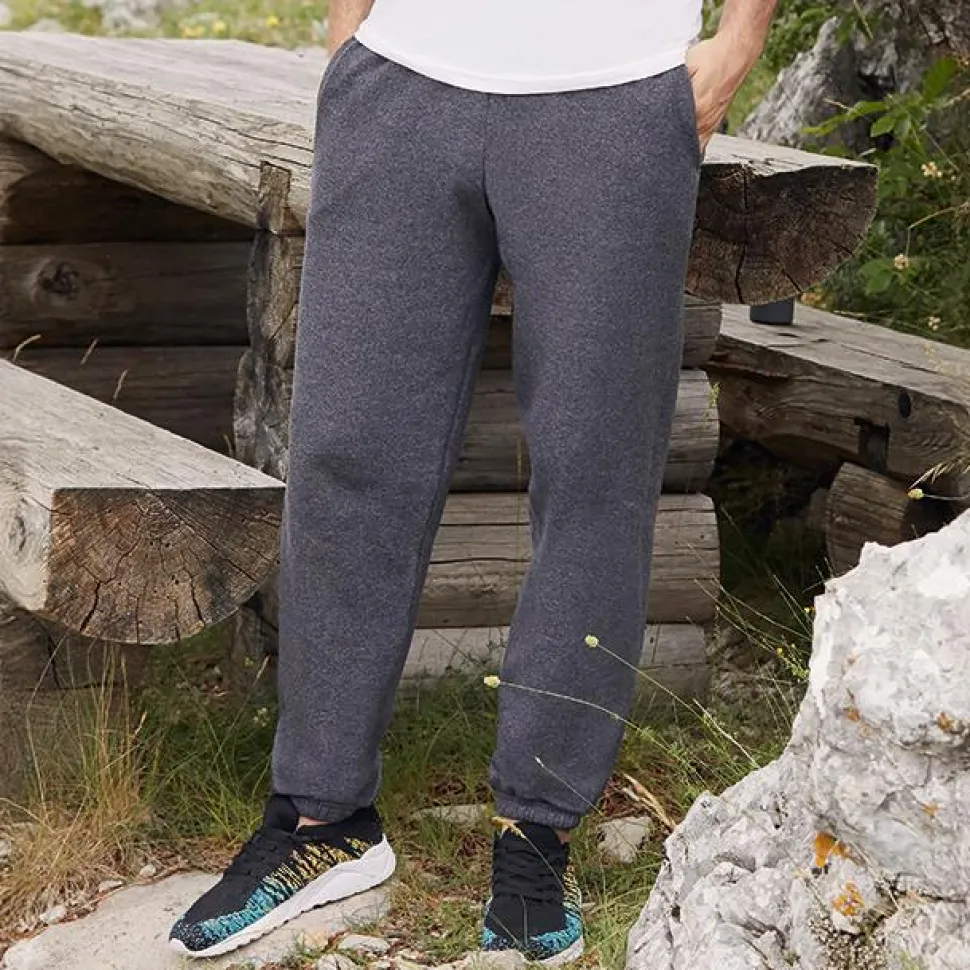 Fruit of the Loom Unisex Sweatpants - Dark Heather Grey