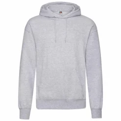 Fruit of the Loom Unisex Hættetrøje - Heather grey