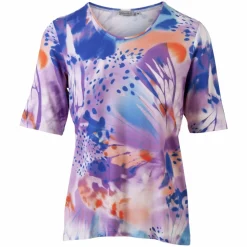 Gabriella K. Dame Kortærmet bluse - Lilac