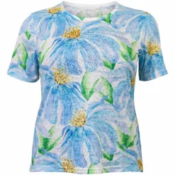 Gabriella K. Dame T-shirt - Blue Comb