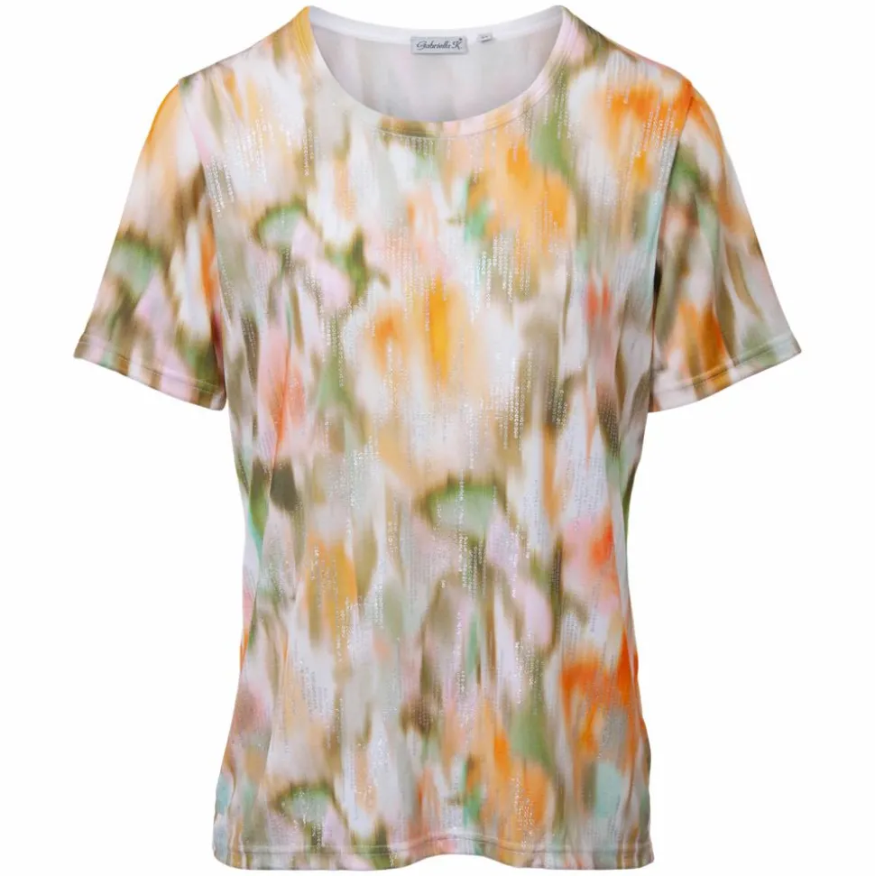 Gabriella K. Dame T-shirt - Khaki Comb