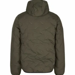 GEYSER by ID Quilted Herre Vinterjakke - Oliven melange