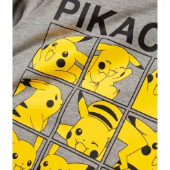 Guppy Alex Pokémon Pikachu Børne T-shirt - Grey Melange