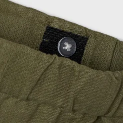 Guppy Haga Pige Shorts i hørmix - Oil Green