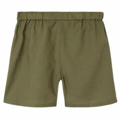 Guppy Haga Pige Shorts i hørmix - Oil Green