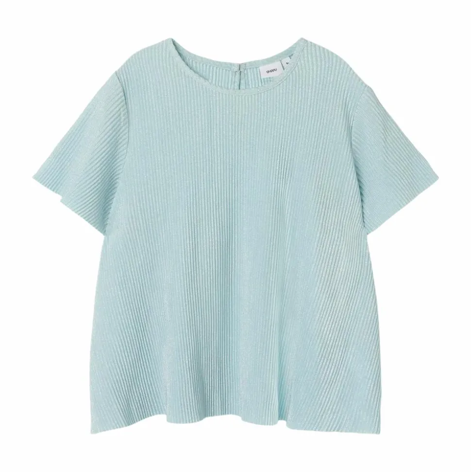 Guppy Hollis Pige Bluse m. glimmer - Omphalodes
