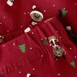 Guppy Jule Baby Leggings - Rhythmic Red