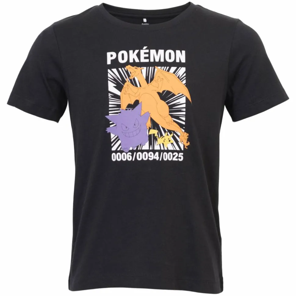 Guppy Kafele Pokémon Drenge T-shirt - Black