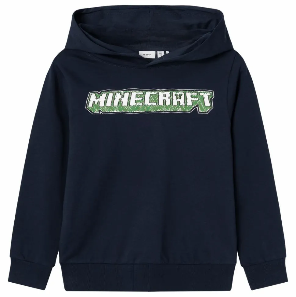 Guppy Minecraft Børne Sweatshirt - Dark Sapphire