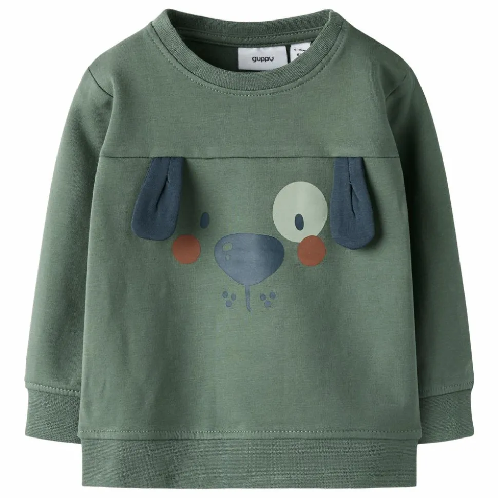 Guppy Otto Drenge Bluse - Duck Green