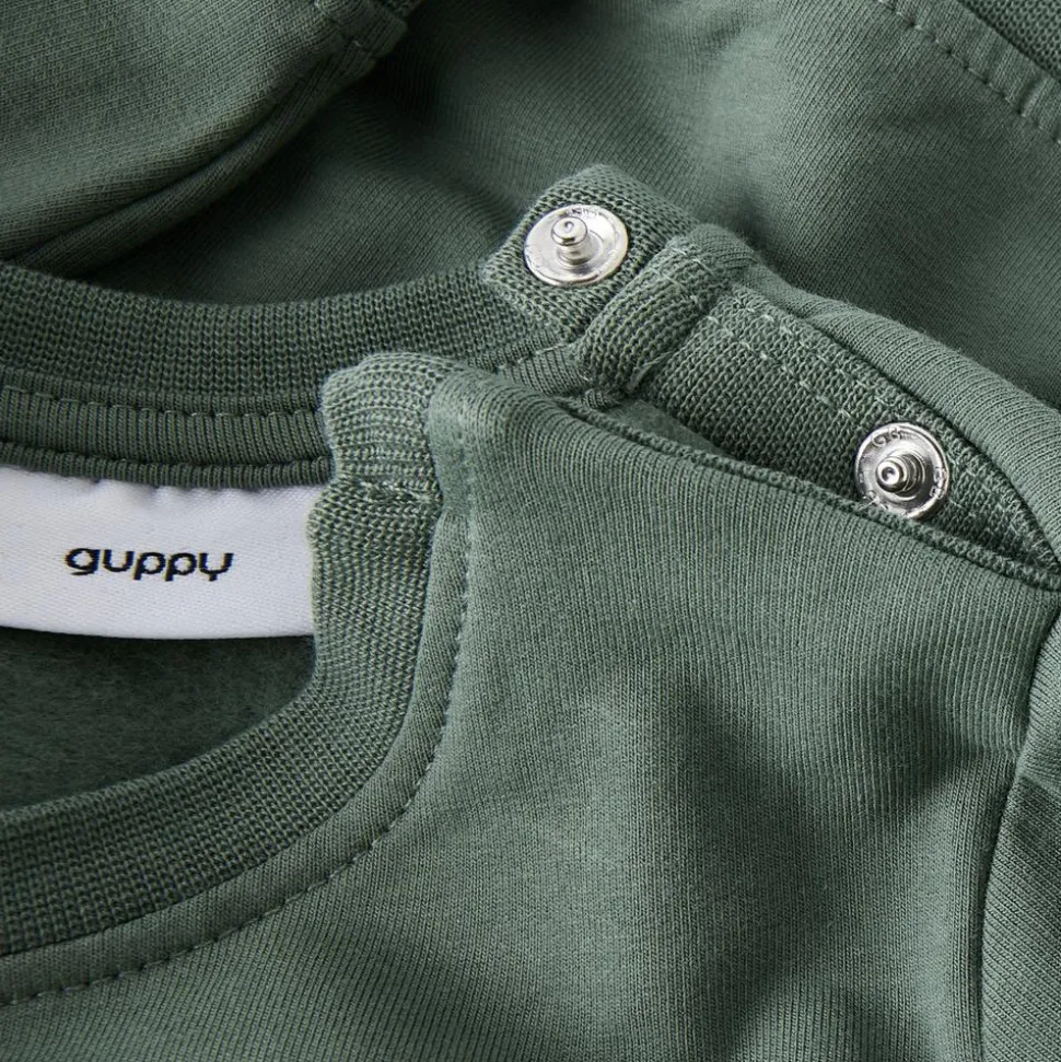 Guppy Otto Drenge Bluse - Duck Green
