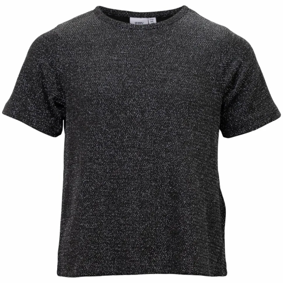 Guppy Ramoni Pige Bluse m. glimmer - Black