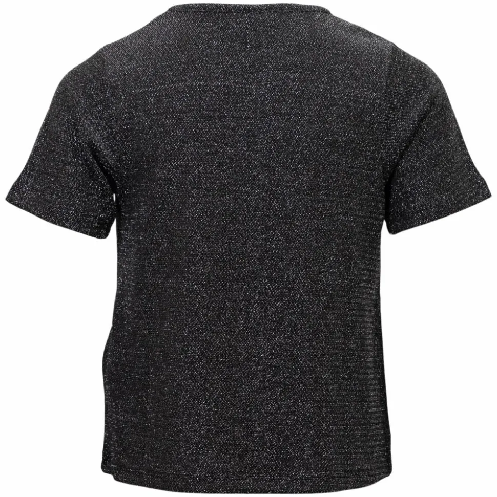 Guppy Ramoni Pige Bluse m. glimmer - Black