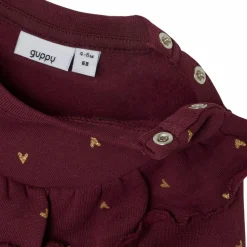 Guppy Reza Pige Bluse - Maroon Banner