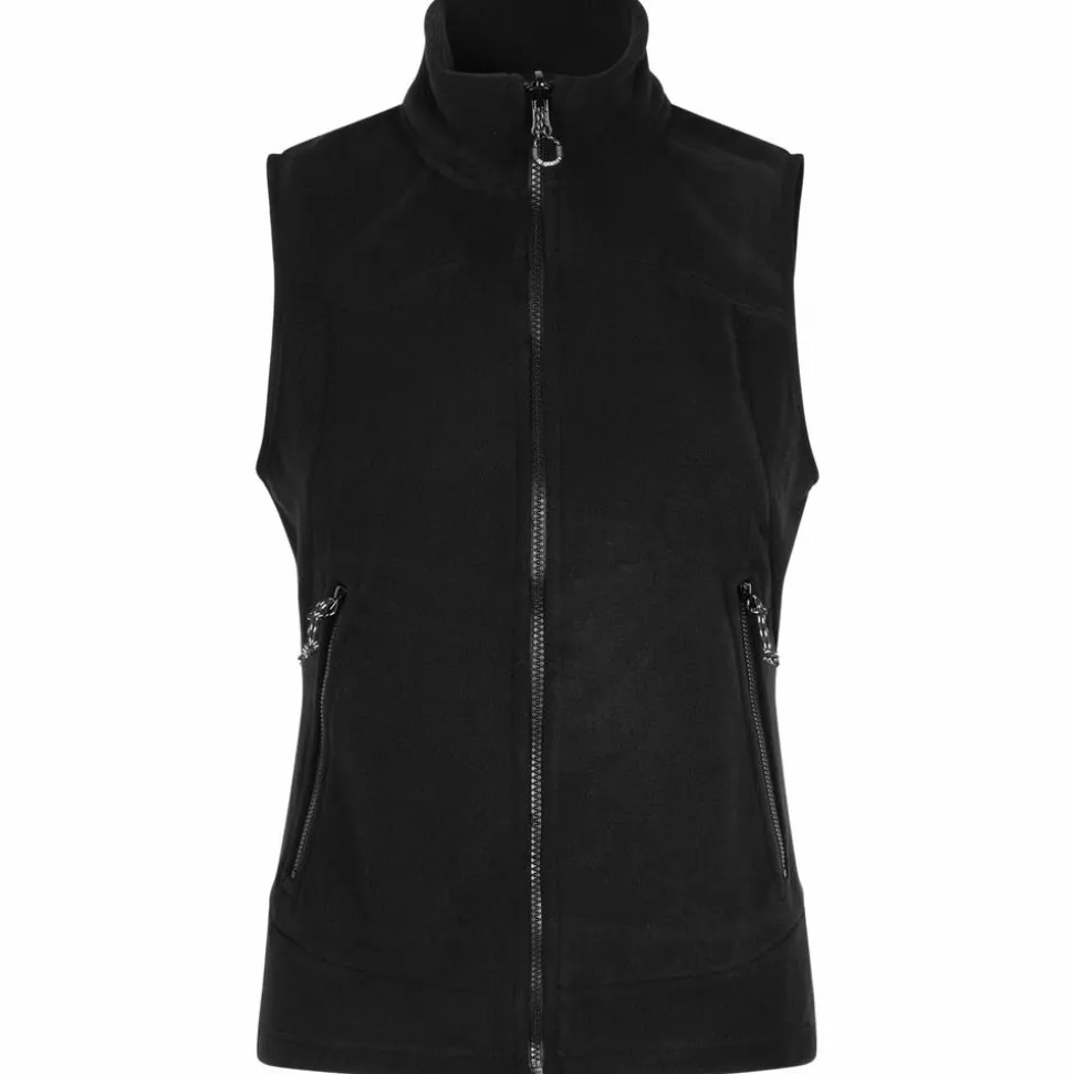 ID Active Dame Vest m. fleece - Sort