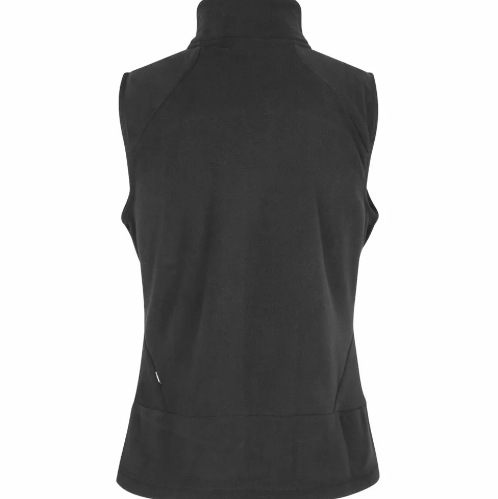 ID Active Dame Vest m. fleece - Sort