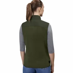 ID Bonded Dame Vest m. fleece - Oliven