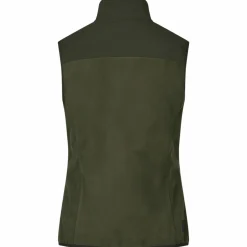 ID Bonded Dame Vest m. fleece - Oliven