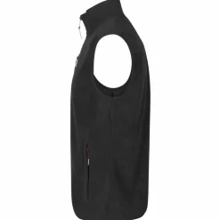 ID Bonded Herre Vest m. fleece - Sort