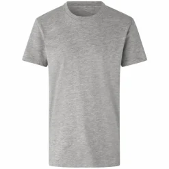 ID Børne T-shirt i økologisk bomuld - Lysegrå melange
