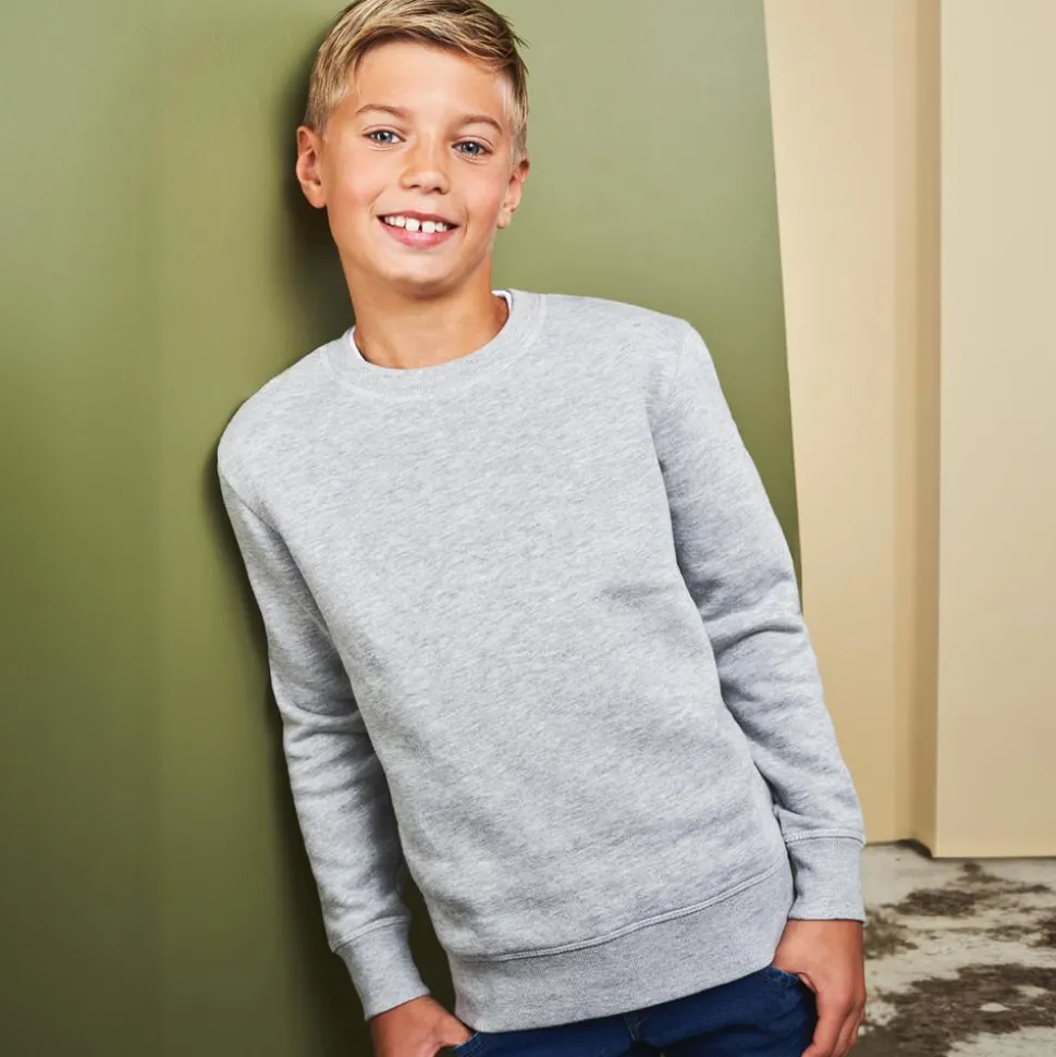 ID CORE Børne Sweatshirt - Grå Melange
